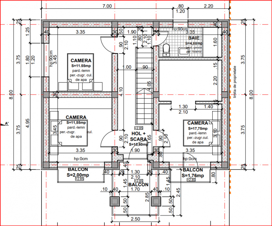 STEFANESTII DE JOS, CASA P+1E, LOT 242 MP!