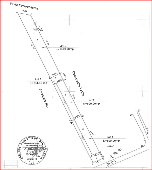 MOARA VLASIEI, LOT 3355 MP! 