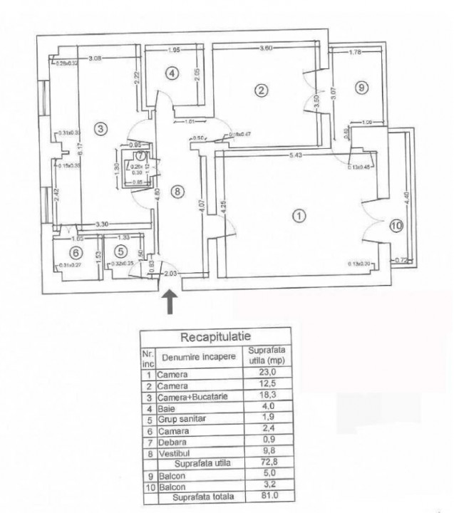 SUPER OCAZIE SE VINDE APARTAMENT 3 CAMERE SPATIOS IN ZONA PIATA UNIRII