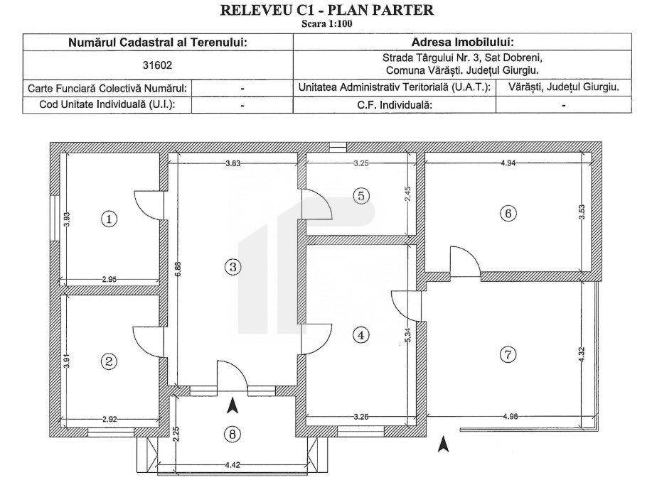 CASA 123 MP, LOT 336 MP, Vidra-DOBRENI 