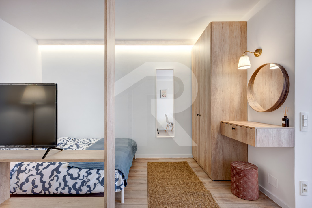 Garsoniera Turnu Măgurele etaj 6/9, mobilata-utilata, prima închiriere