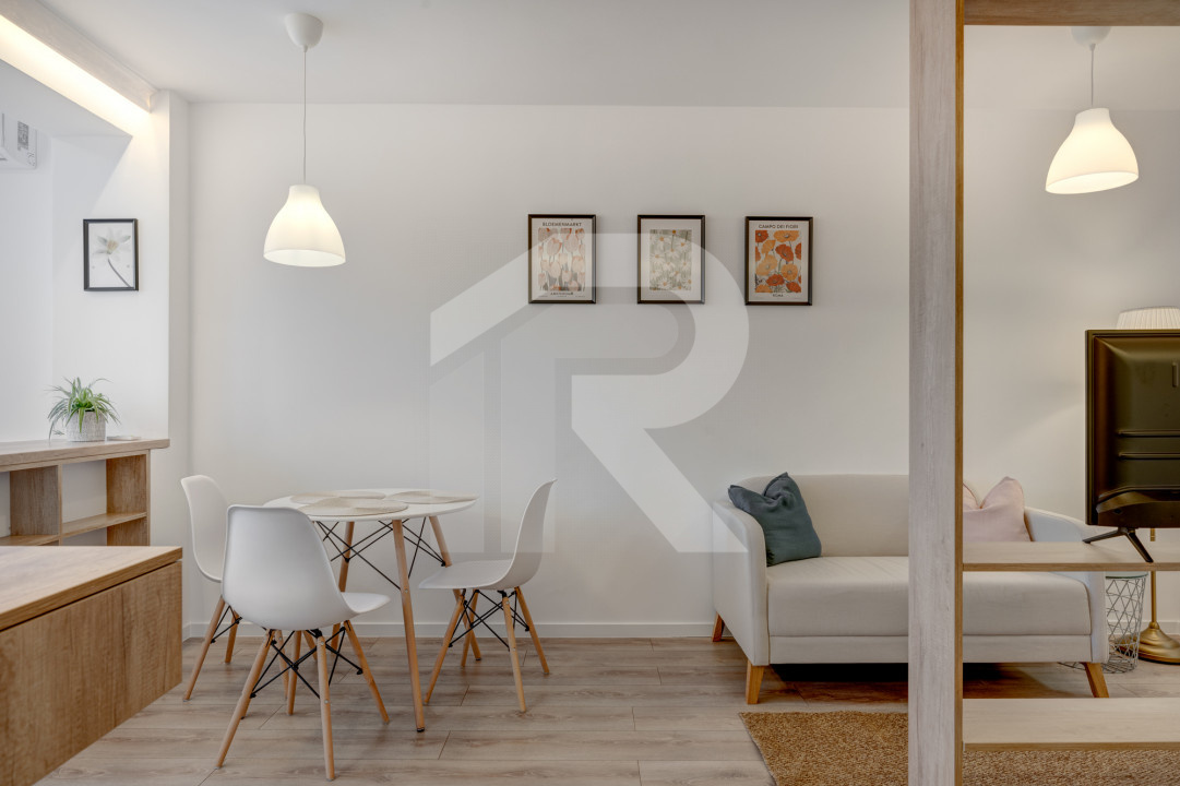 Garsoniera Turnu Măgurele etaj 6/9, mobilata-utilata, prima închiriere