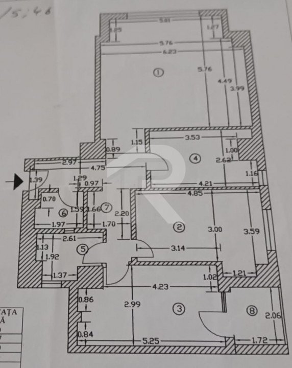 Apartament 3 camere 99mp+Parcare bd.Unirii-Piata Alba Iulia