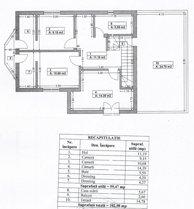 CORNETU, CASA P+1E+Pod 222 MP, LOT 549MP!