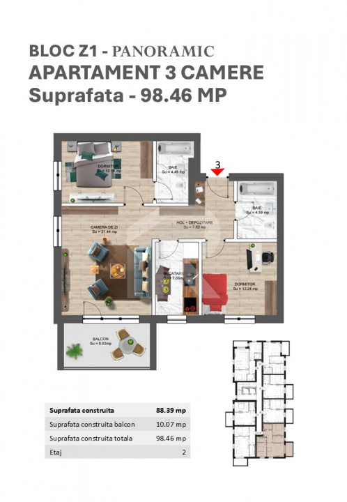 Apartament premium cu vedere integrală la Padurea Baneasa - Panoramic
