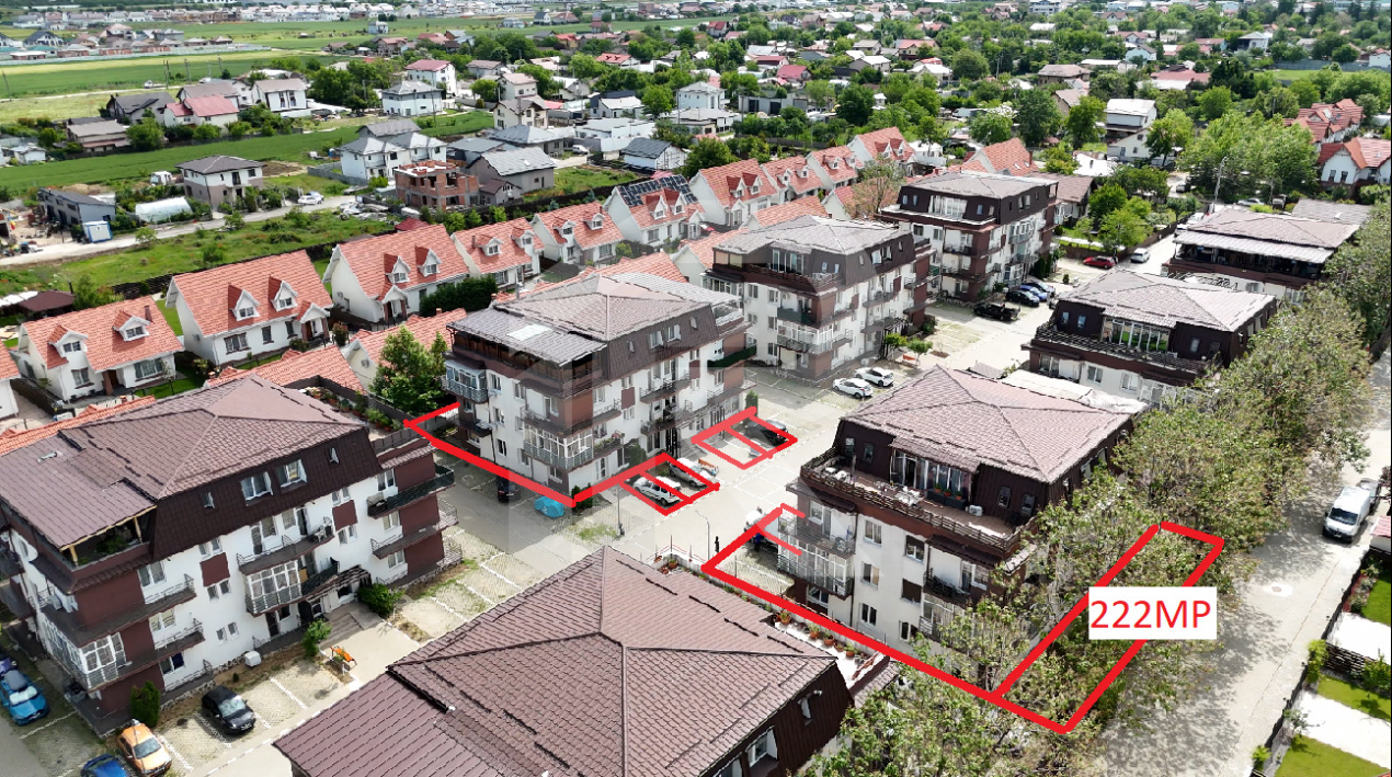 Magurele apartament 110 MP+lot 222 MP+2 locuri parcare New Residence