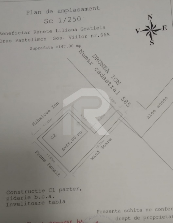 Pantelimon casa P+M 130 MP Lot 147 MP