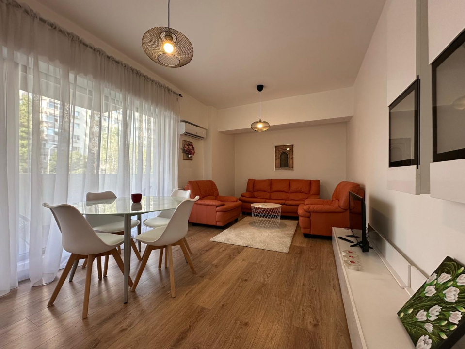 Apartament 2 camere in bloc nou, complet mobilat si utilat