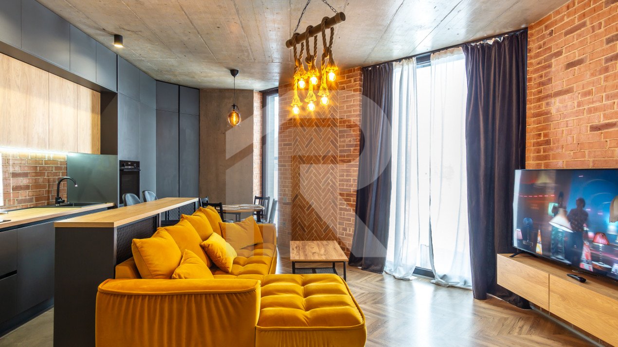 2 camere complet mobilat si utilat, parcare subterana, incalzire in pardoseala