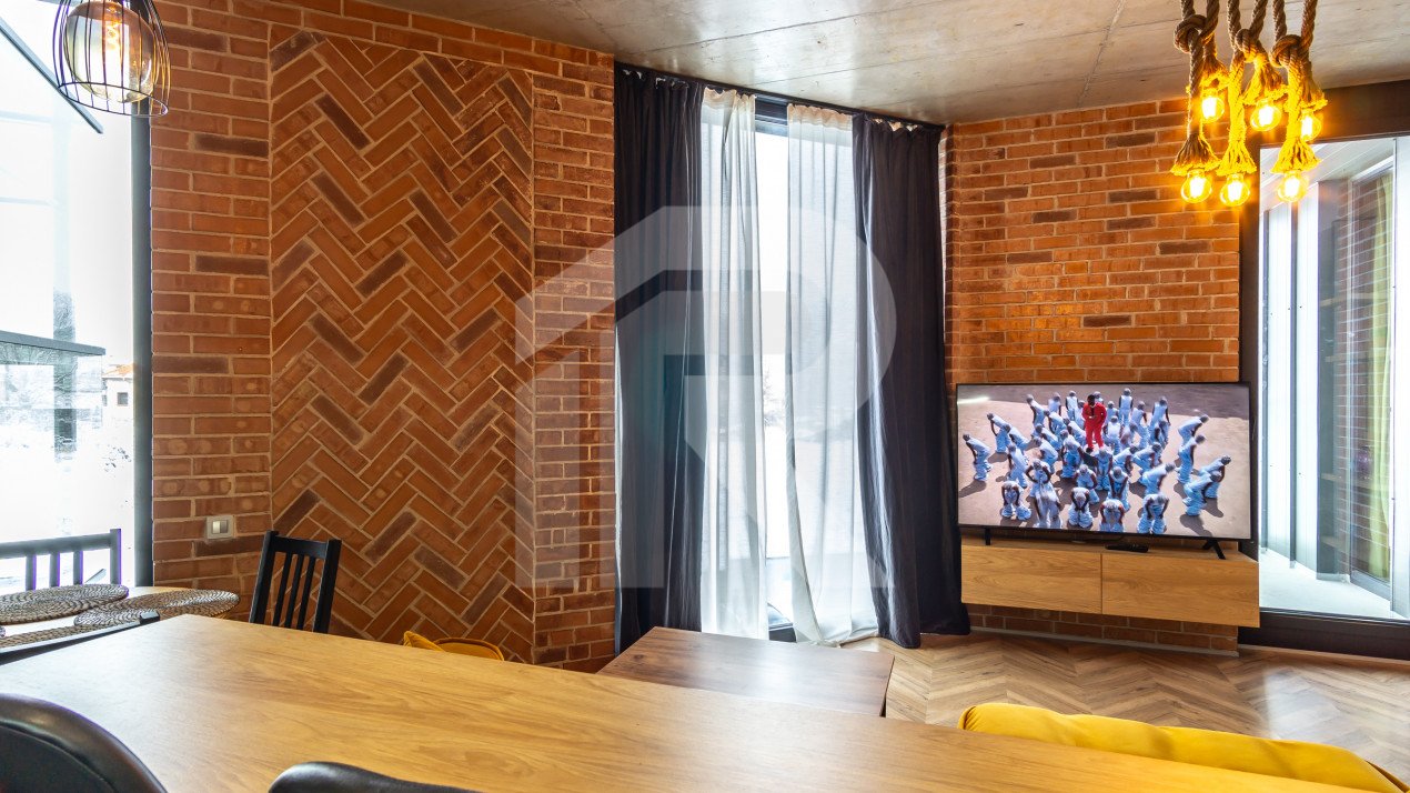 2 camere complet mobilat si utilat, parcare subterana, incalzire in pardoseala