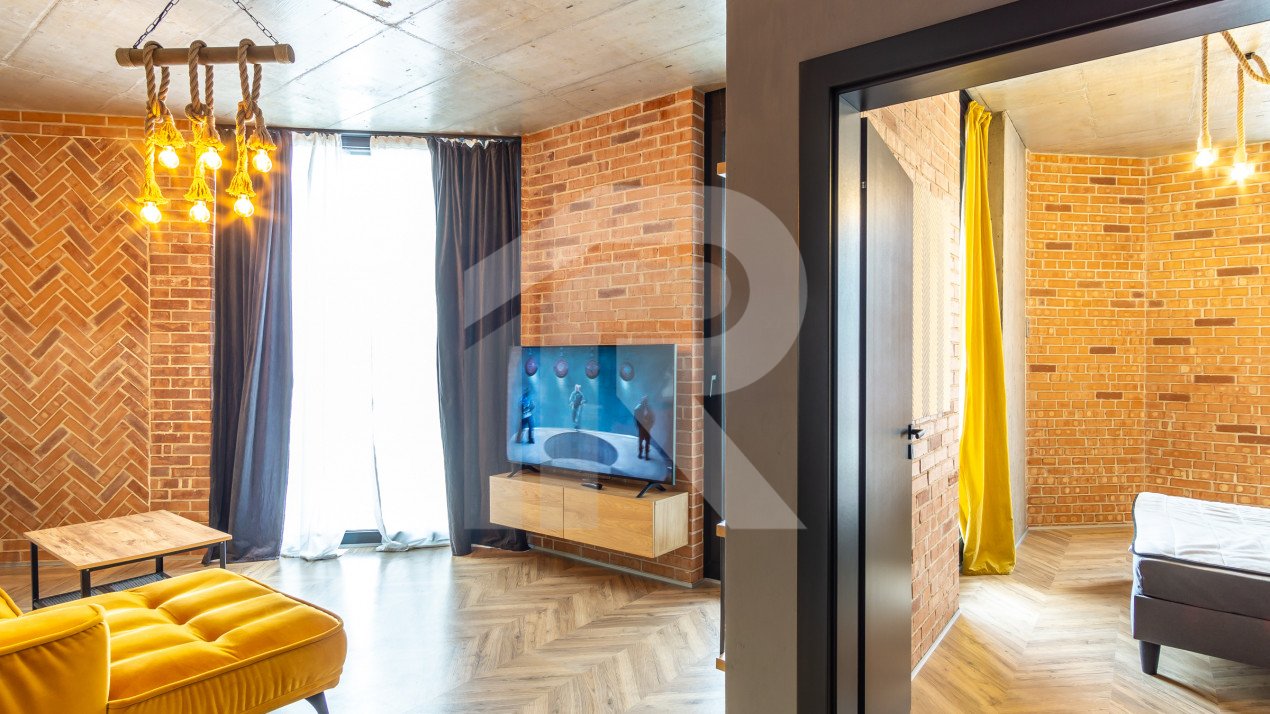 2 camere complet mobilat si utilat, parcare subterana, incalzire in pardoseala