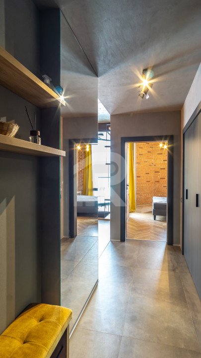 2 camere complet mobilat si utilat, parcare subterana, incalzire in pardoseala