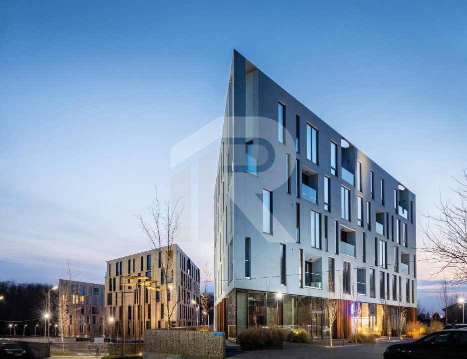 2 camere complet mobilat si utilat, parcare subterana, incalzire in pardoseala