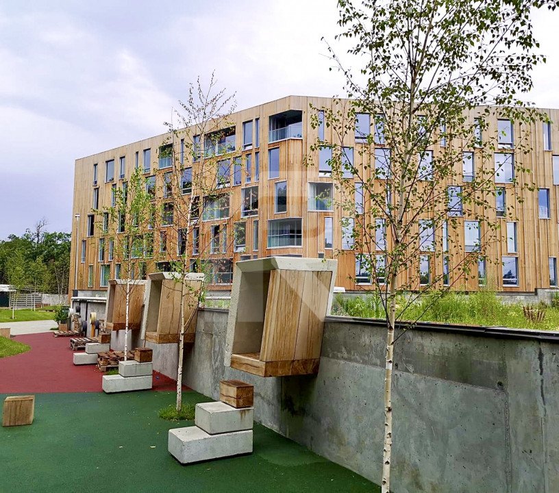 2 camere complet mobilat si utilat, parcare subterana, incalzire in pardoseala