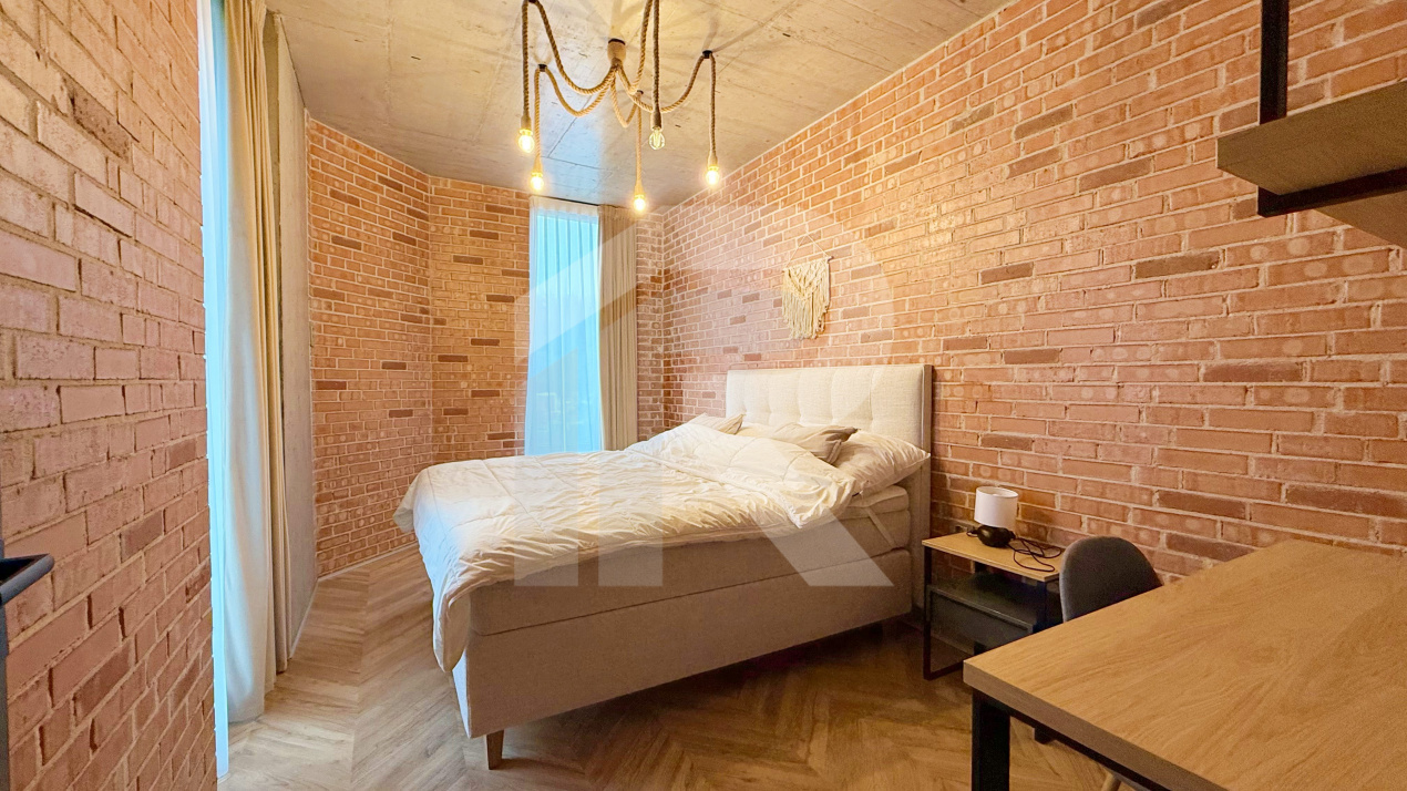 2 camere complet mobilat si utilat, parcare subterana, incalzire in pardoseala