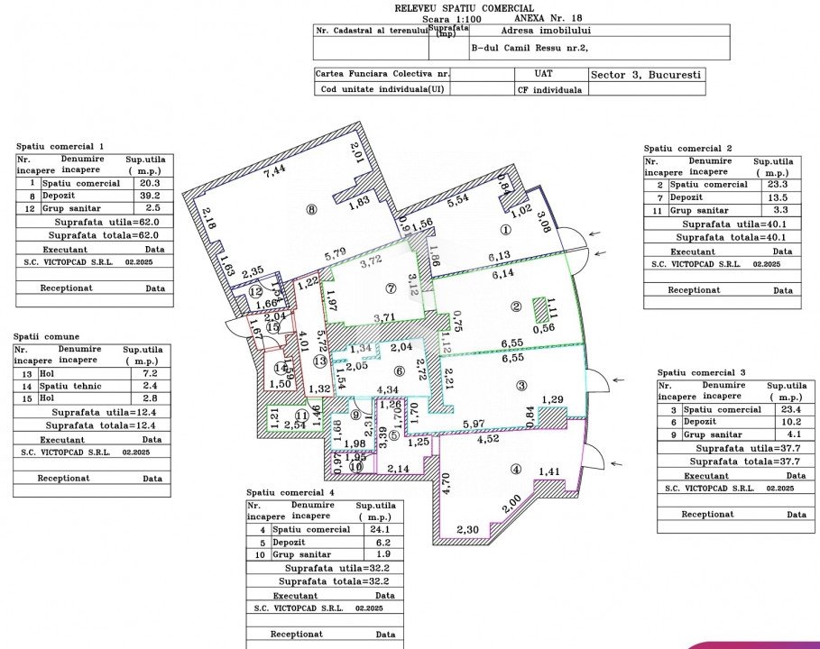 Spatiu comercial 32,2mp Dristor McDonald's Metrou Stradal Camil Ressu
