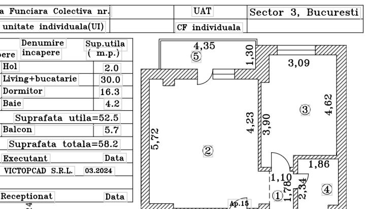 Apartament 2 camere Titan Nicolae Grigorescu Bloc FINALIZAT 2023