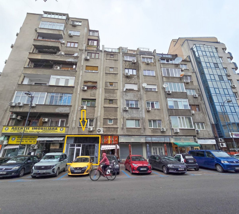 Spatiu comercial 37mp Universitate Batistei Stradal
